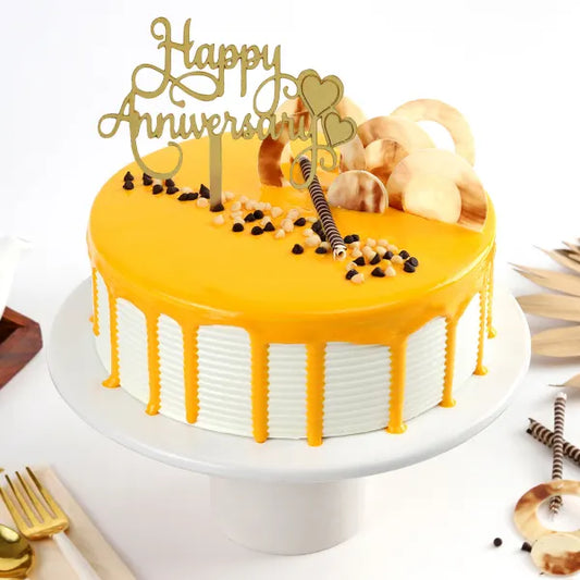 Anniversary Special Butterscotch Cake - Celebrate Love with Every Bite!